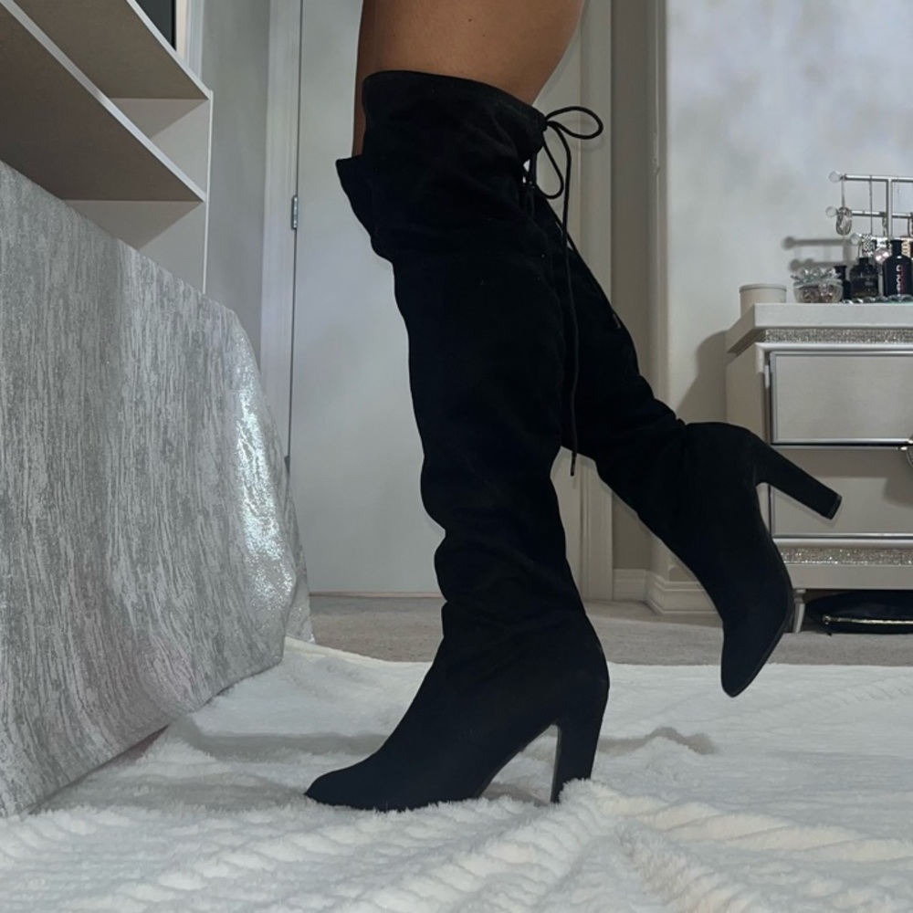 Black Over-the-Knee Boots